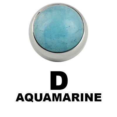 Titanium Plug with Interchangeable Natural Stone Orecchio