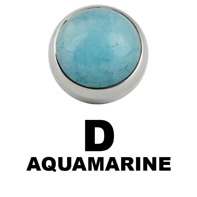 Titanium Plug with Interchangeable Natural Stone Orecchio