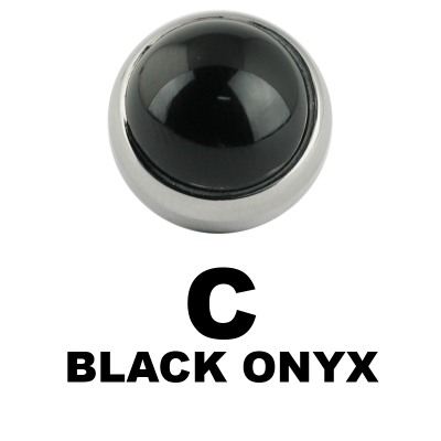 Titanium Plug with Interchangeable Natural Stone Orecchio