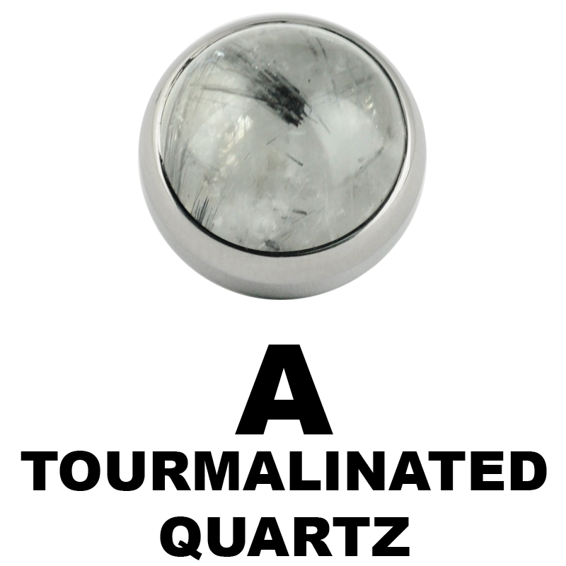 Titanium Plug with Interchangeable Natural Stone Orecchio