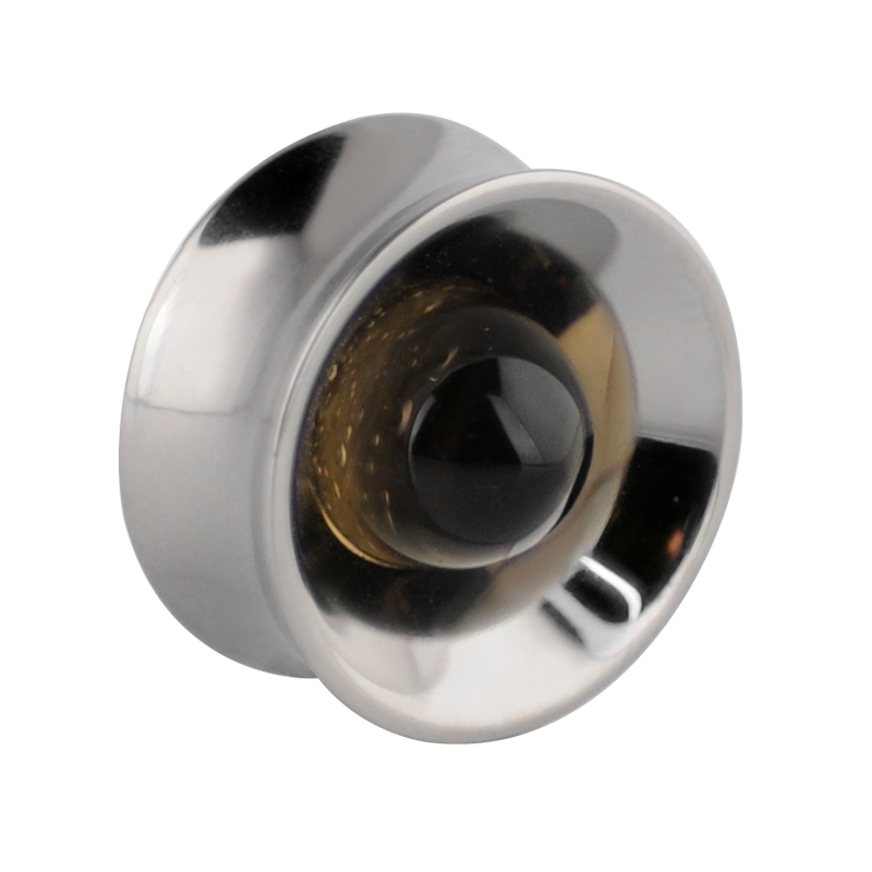 Single Flared Plug (pietra) Con O-ring (Agata Indiana) | Negozio Online - Foto 8