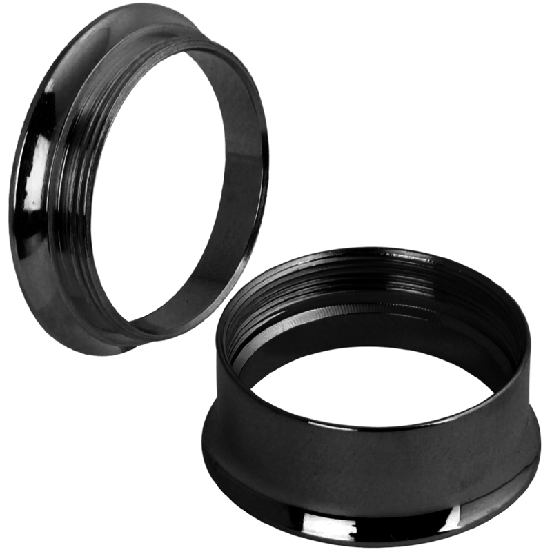 Internally Threaded Steel Black PVD Double Flared Eyelet Orecchio