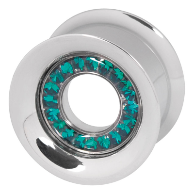 Jewelled Two in One Tunnel Orecchio