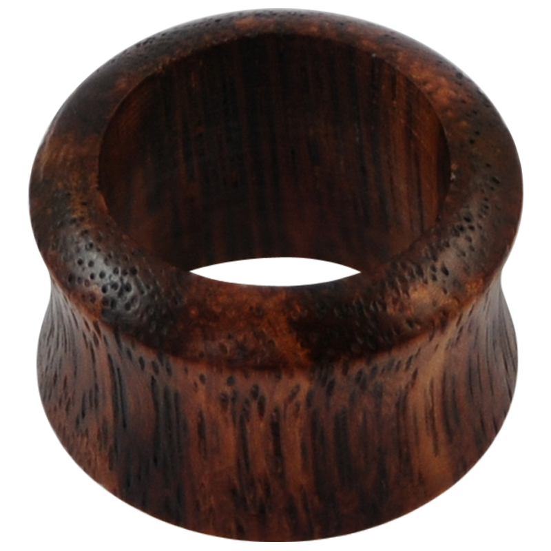 Solid Honey Wood Plug Orecchio