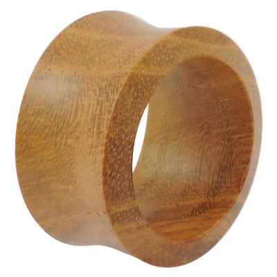 Solid Teak Wood Tunnel Orecchio