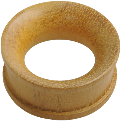 Concave Jack Fruit Wood Tunnel Orecchio