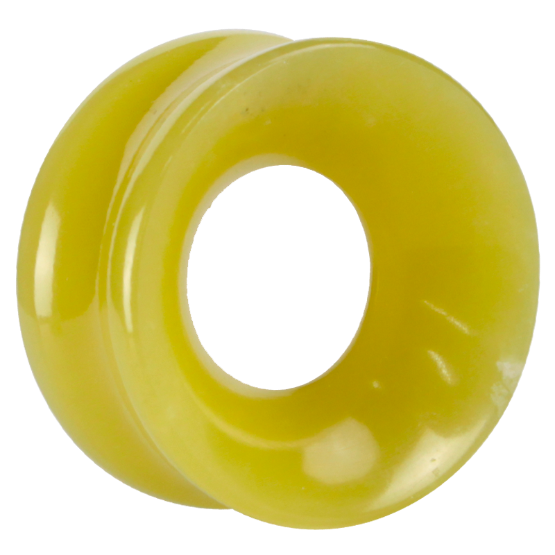 Green Quartz Concave Ear Tunnel Orecchio