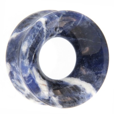 Sodalite Concave Ear Tunnel Ear