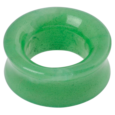 Natural Stone Eyelet Aventurine (price for pair) Orecchio