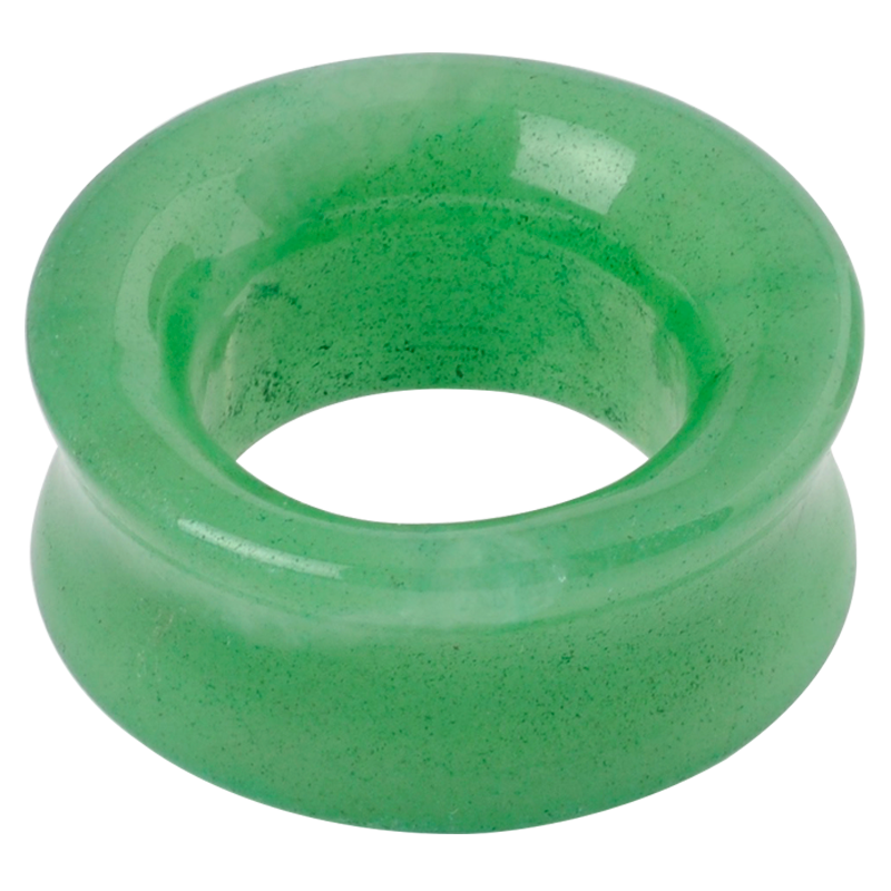 Natural Stone Eyelet Aventurine (price for pair) Orecchio