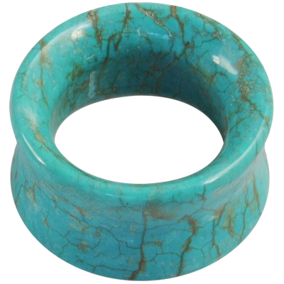 Turquoise Flesh Tunnel (price for pair) Orecchio
