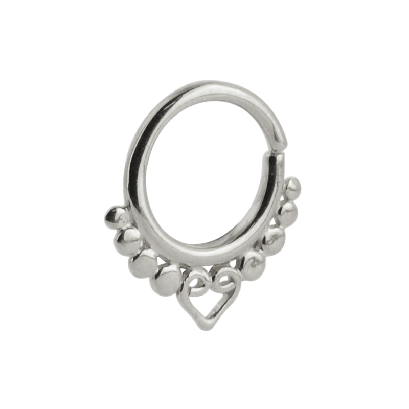 Silver Indian Ornament Septum ring Setto