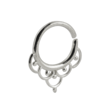 Silver Indian Ornament Septum Ring