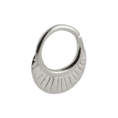 Silver Indian Ornament Septum ring Setto