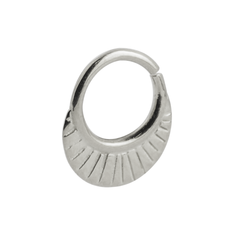 Silver Indian Ornament Septum ring Setto