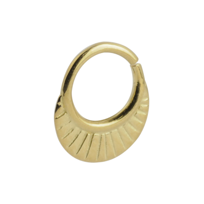 Silver Gold Plated Indian Ornament Septum ring Setto