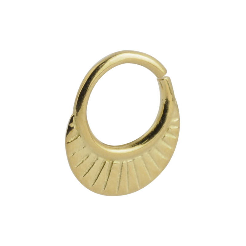 Silver Gold Plated Indian Ornament Septum ring Setto