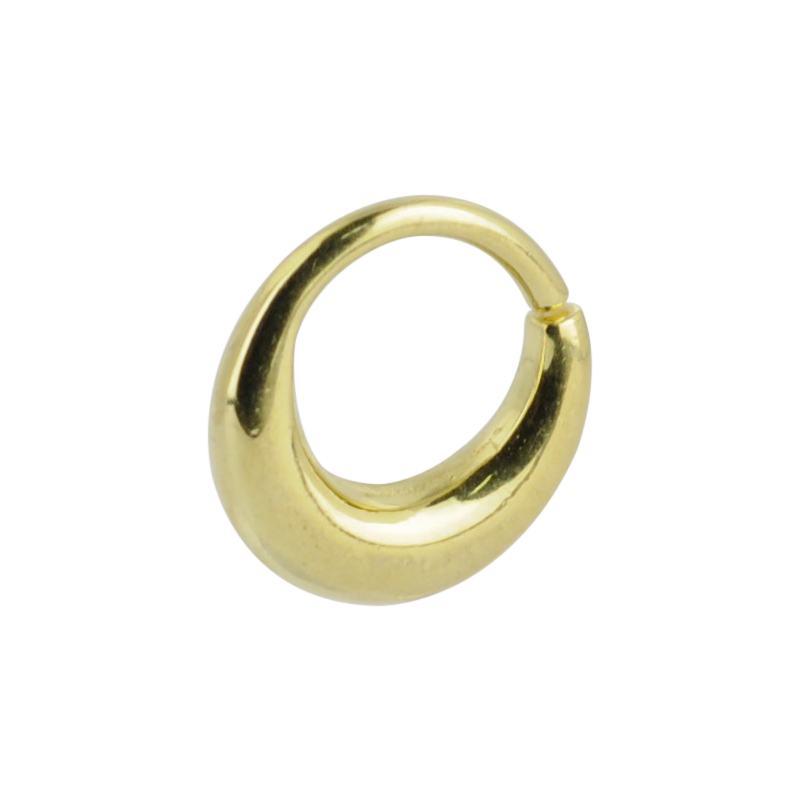 Silver Gold Plated Indian Ornament Septum Ring Setto