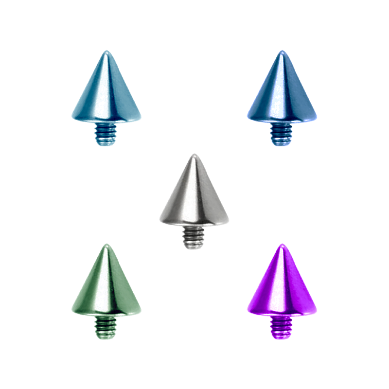 Titanium Cone (for 1.6 Internally Threaded Jewelry) Sfere e Componenti
