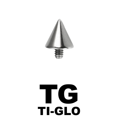 Titanium Cone (for 1.6 Internally Threaded Jewelry) Sfere e Componenti