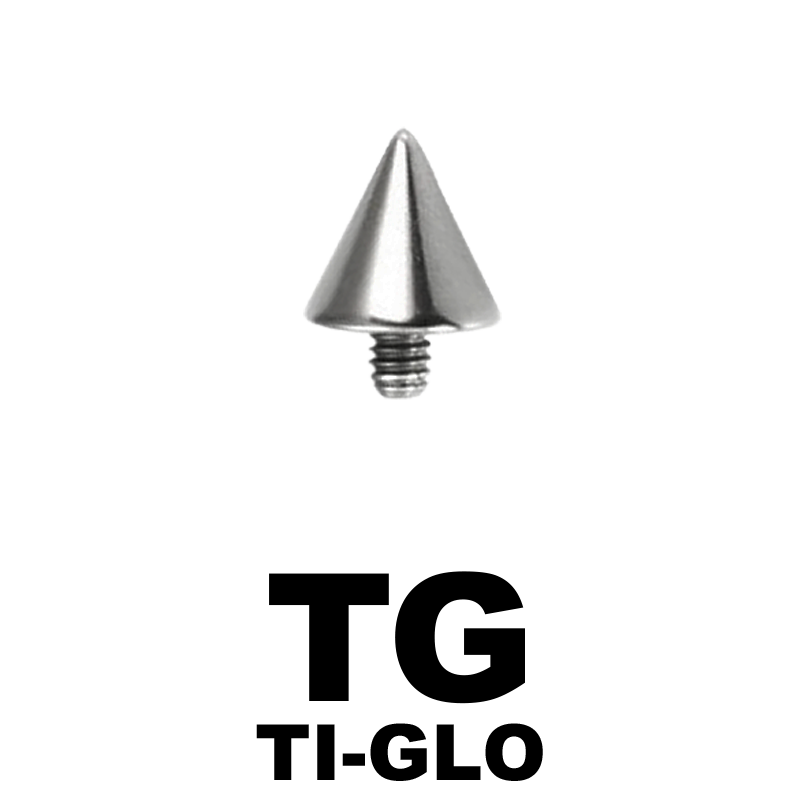 Titanium Cone (for 1.6 Internally Threaded Jewelry) Sfere e Componenti