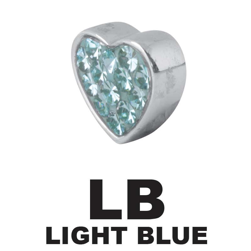 Heart Crystal Tongue Component Orecchio