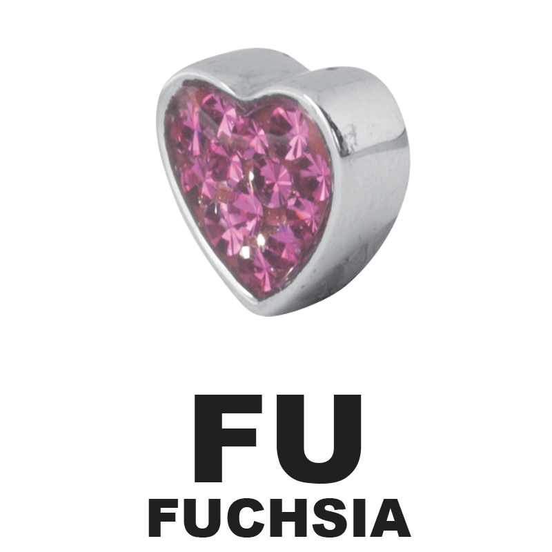 Heart Crystal Tongue Component Orecchio