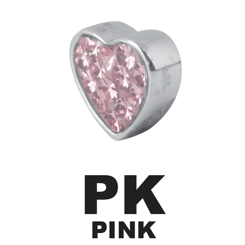 Heart Crystal Tongue Component Orecchio