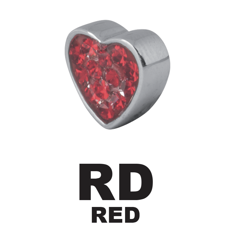 Heart Crystal Tongue Component Orecchio