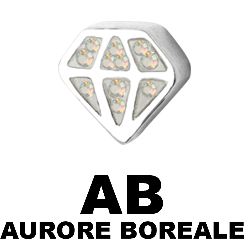 Diamond Crystal Tongue Component Orecchio