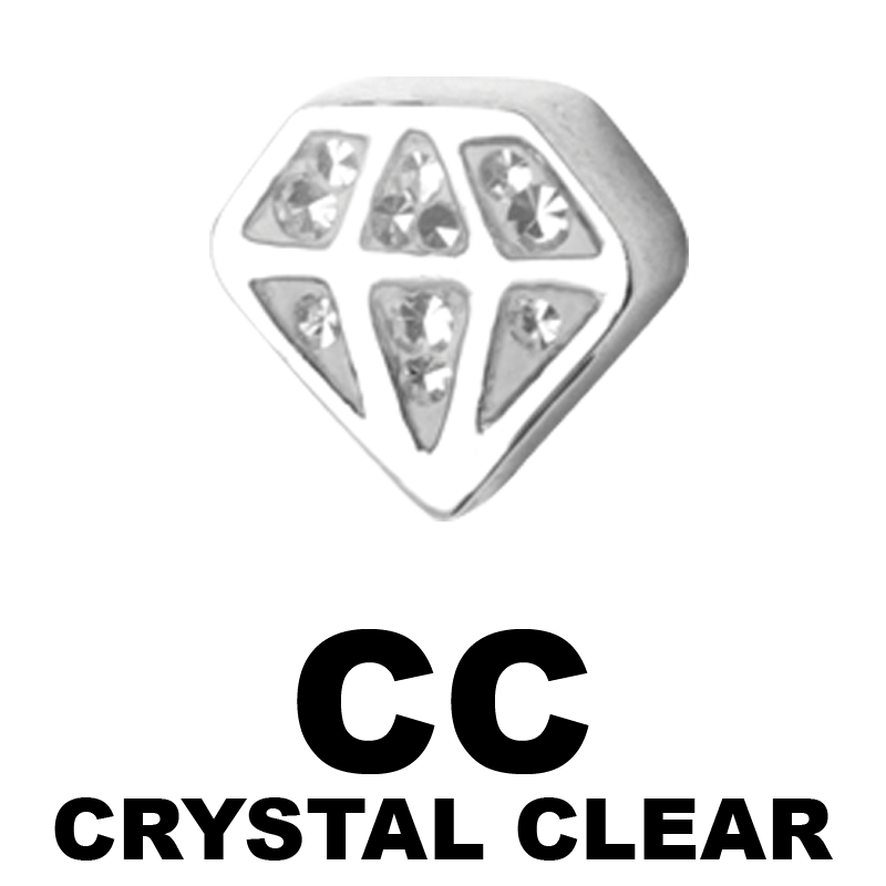 Diamond Crystal Tongue Component Orecchio