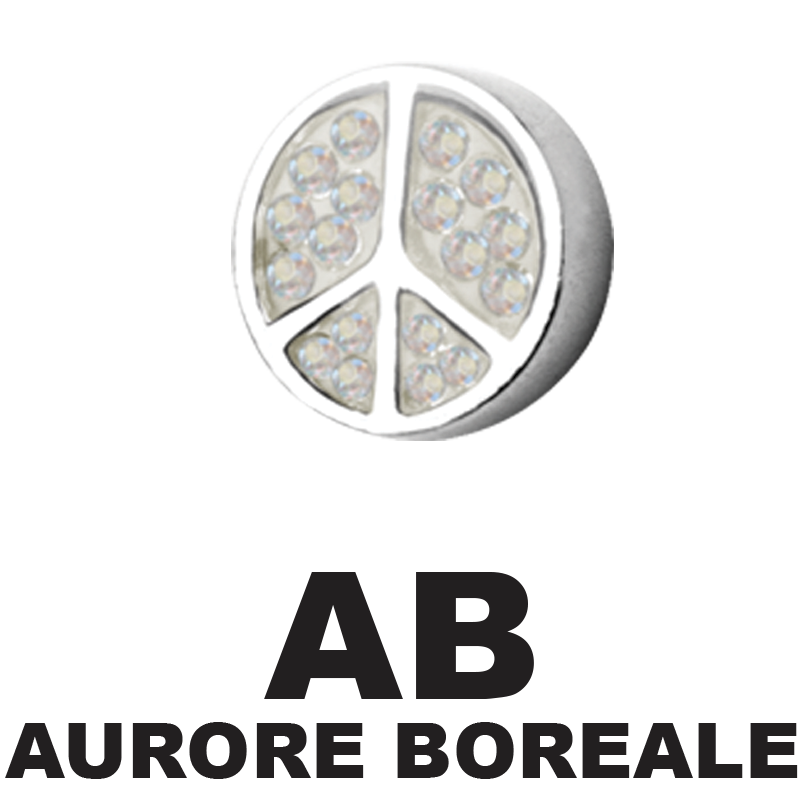 Symbol of Peace Crystal Tongue Component Orecchio