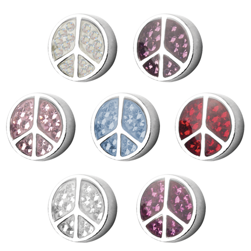 Symbol of Peace Crystal Tongue Component Orecchio