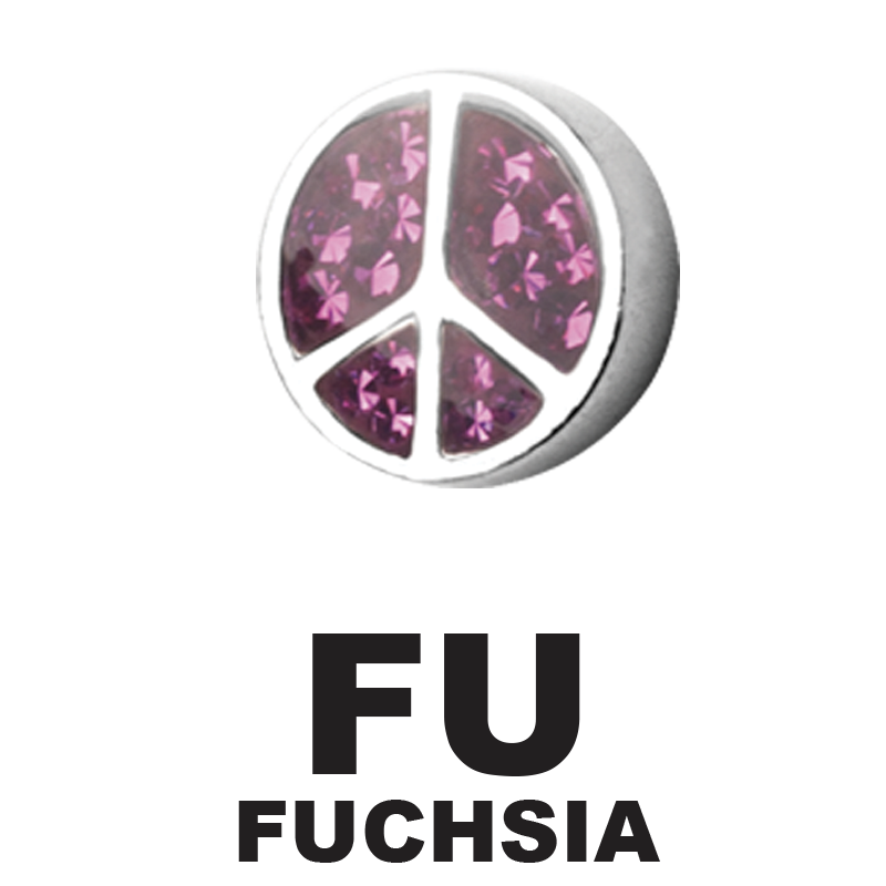 Symbol of Peace Crystal Tongue Component Orecchio