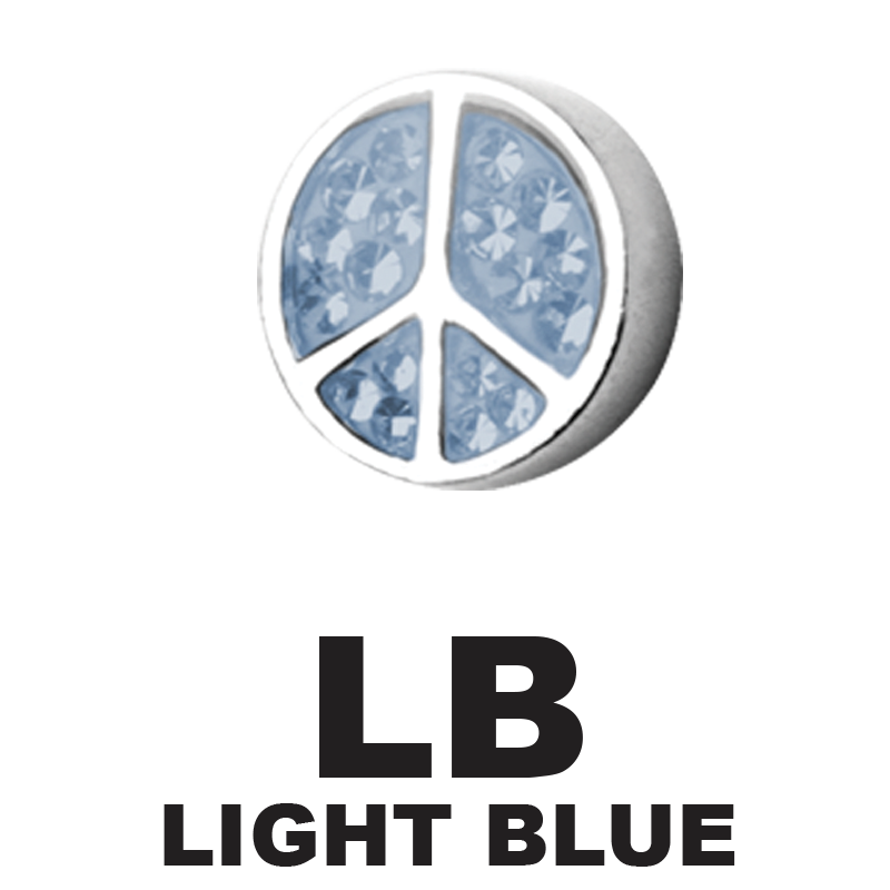 Symbol of Peace Crystal Tongue Component Orecchio