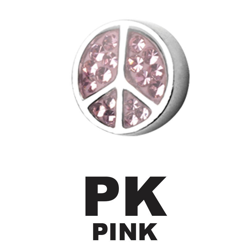 Symbol of Peace Crystal Tongue Component Orecchio