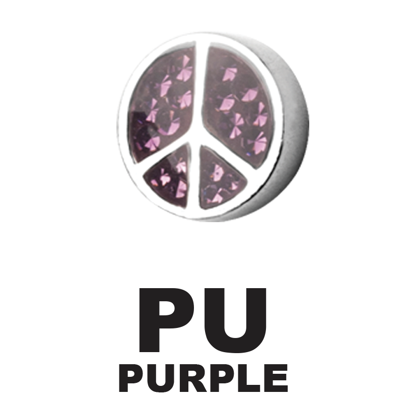 Symbol of Peace Crystal Tongue Component Orecchio