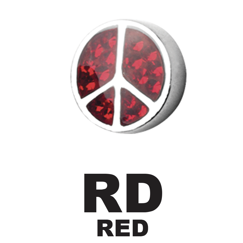 Symbol of Peace Crystal Tongue Component Orecchio