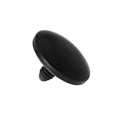 Blackline® Rounded Disc (for 1.6 Internally Threaded Jewelry) Sfere e Componenti