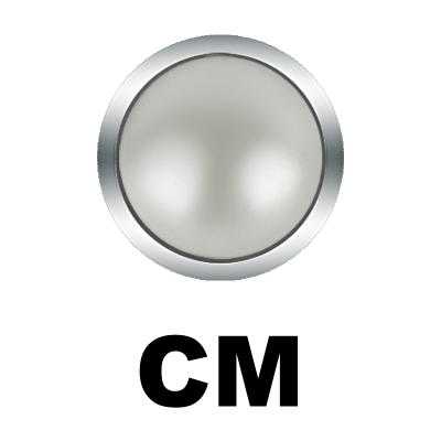 Titanium Disc with Swarovski Synthetic Pearl (for 1.6mm Internally Threaded Jewelry) Sfere e Componenti