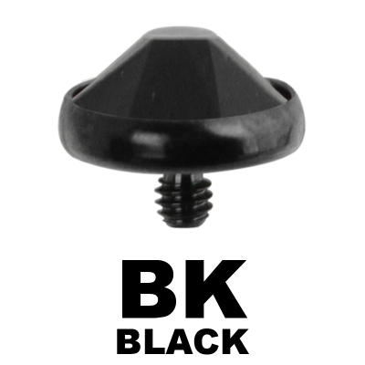 Blackline Internally Threaded Jewelled Disc (for 1.6 Internally Jewelry) Sfere e Componenti