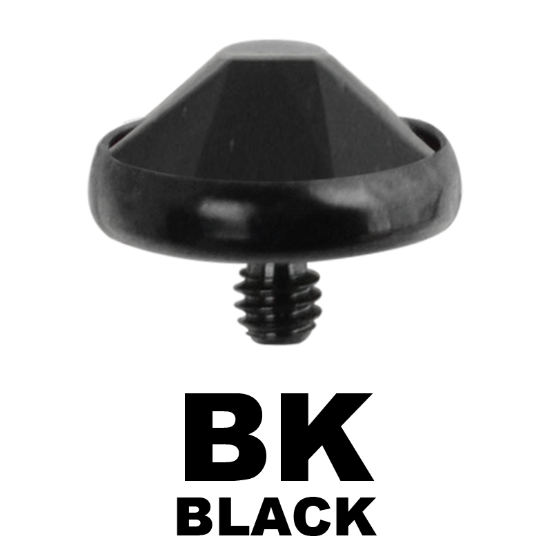 Blackline Internally Threaded Jewelled Disc (for 1.6 Internally Jewelry) Sfere e Componenti