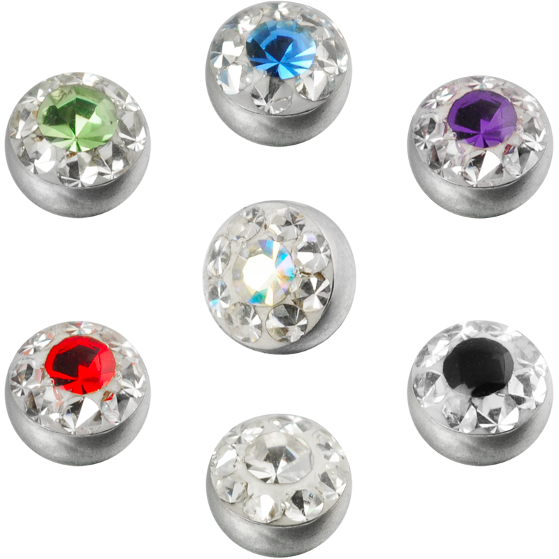 Crystal Line Jewelled Ball Sfere e Componenti