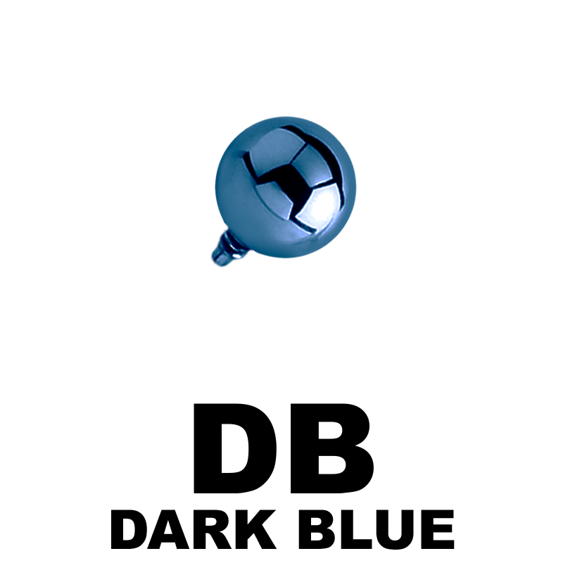 Titanium Ball (for 1.6 Internally Threaded Jewelry) Sfere e Componenti