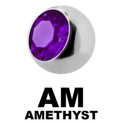 Titanium Highline Threaded Jewelled Ball Sfere e Componenti