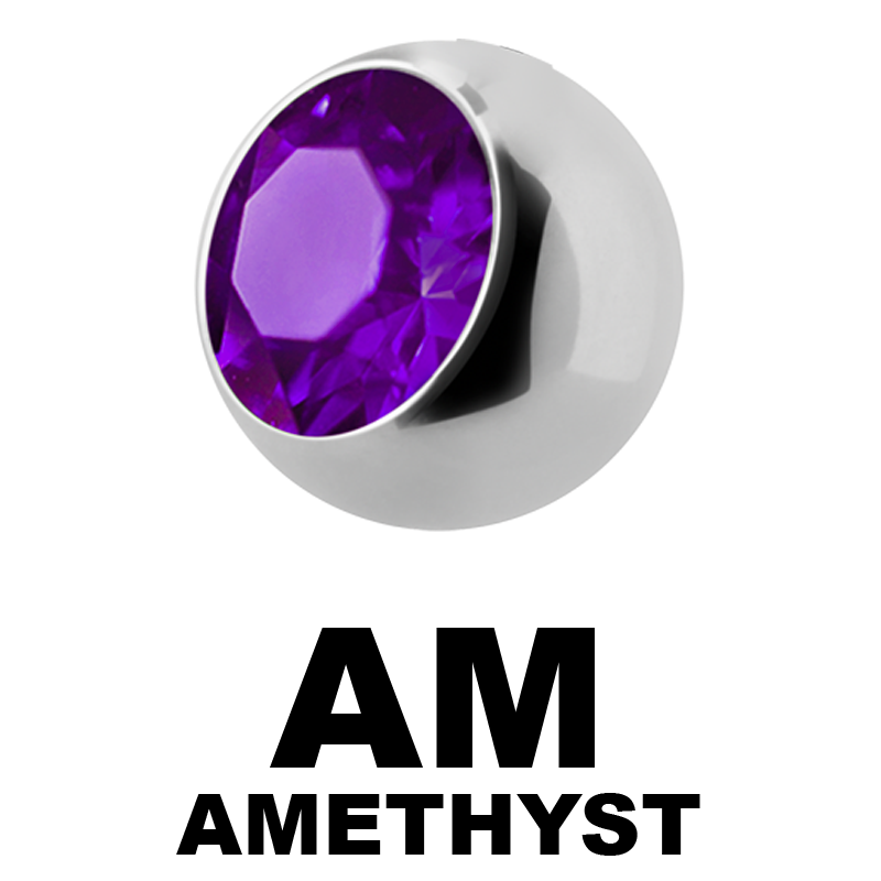 Titanium Highline Threaded Jewelled Ball Sfere e Componenti