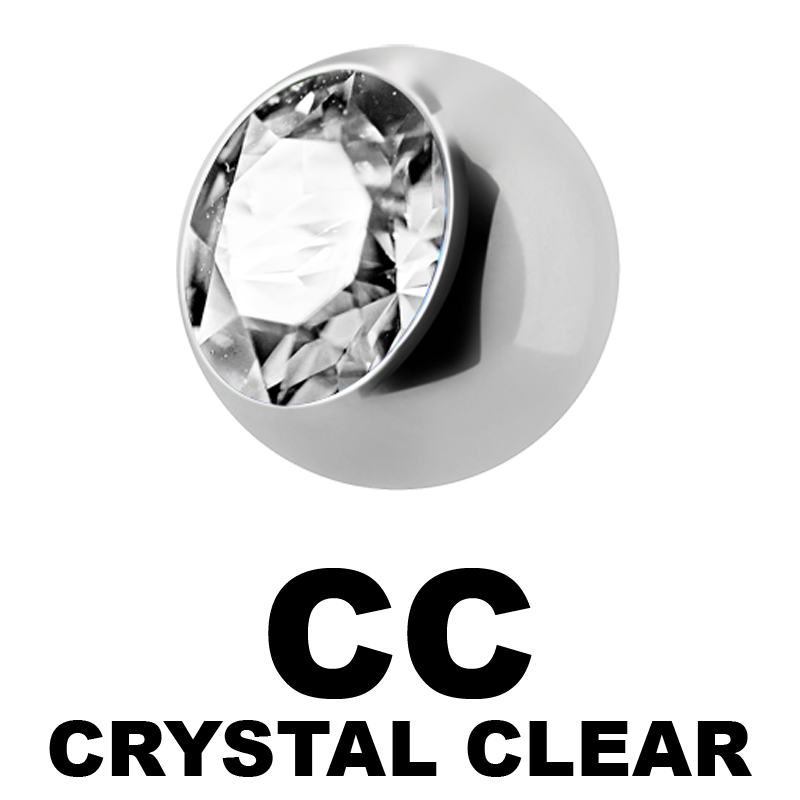 Titanium Highline Threaded Jewelled Ball Sfere e Componenti