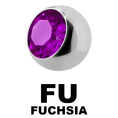 Titanium Highline Threaded Jewelled Ball Sfere e Componenti