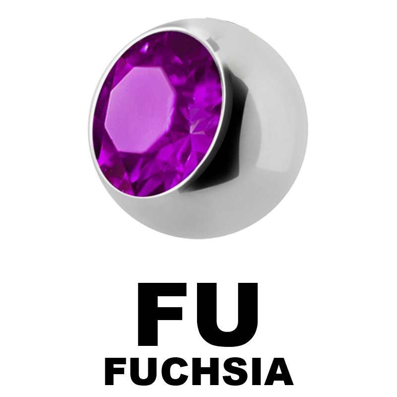 Titanium Highline Threaded Jewelled Ball Sfere e Componenti