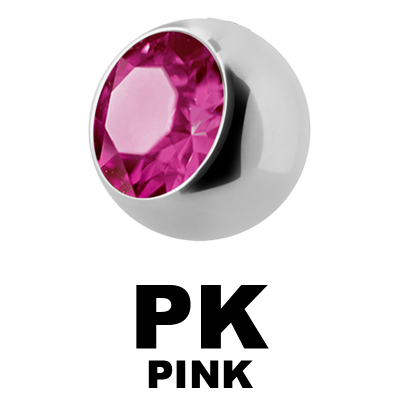 Titanium Highline Threaded Jewelled Ball Sfere e Componenti